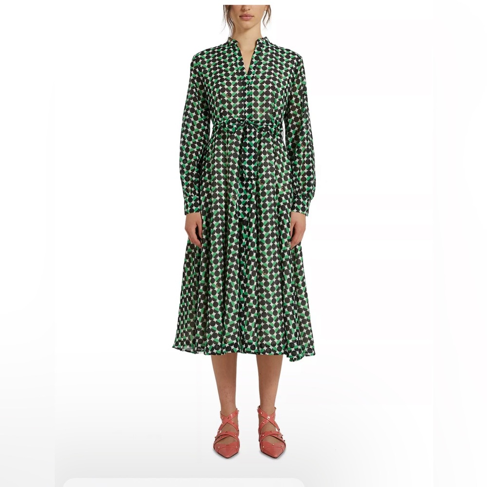 Marella Emerald Gabbia Dress NWT